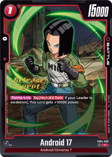Android 17 (FB04-009) — card price