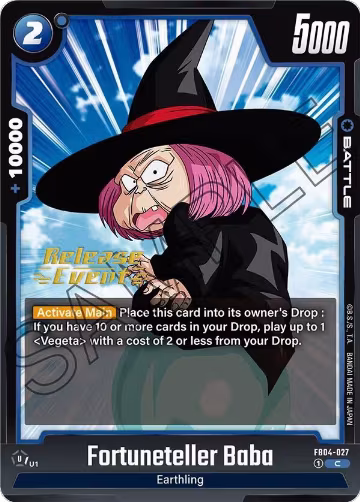Fortuneteller Baba (FB04-027), Ultra Limit Release Event Cards — DB Fusion card price