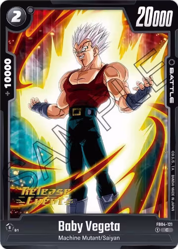 Baby Vegeta (FB04-121), Ultra Limit Release Event Cards — DB Fusion card price