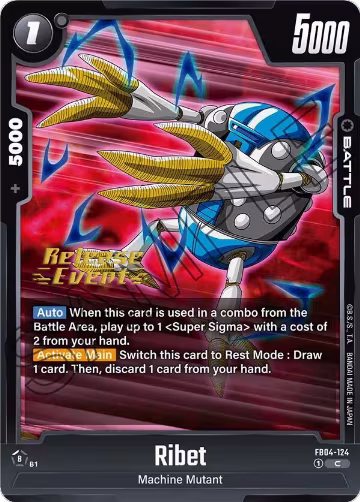 Ribet (FB04-124), Ultra Limit Release Event Cards — DB Fusion card price