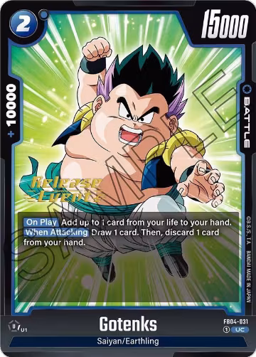 Gotenks - FB04-031 (FB04-031), Ultra Limit Release Event Cards — DB Fusion card price