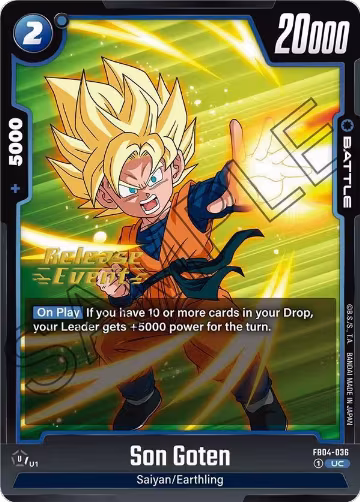 Son Goten (FB04-036), Ultra Limit Release Event Cards — DB Fusion card price