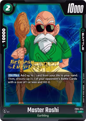 Master Roshi (FB04-054), Ultra Limit Release Event Cards — DB Fusion card price