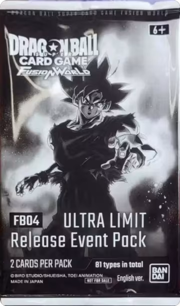 FB04 Ultra Limit Release Event Pack, Ultra Limit Release Event Cards — DB Fusion sealed product price