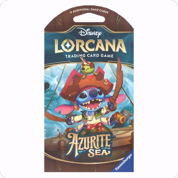 Disney Lorcana: Azurite Sea Sleeved Booster Pack, Azurite Sea — Lorcana sealed product price
