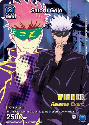Satoru Gojo (Release Event Winner) (UEPR/JJK-1-045) — card price