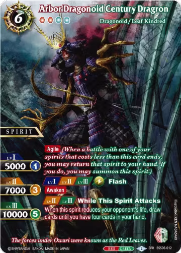 Arbor Dragonoid Century Dragron (SPR) (BSS06-012), Generational Link — Battle Spirits card price