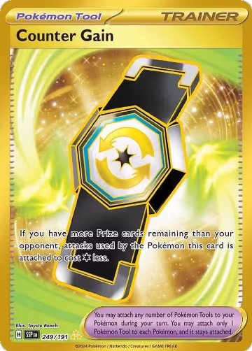 Counter Gain - 249/191 (249/191), Surging Sparks — Pokémon card price