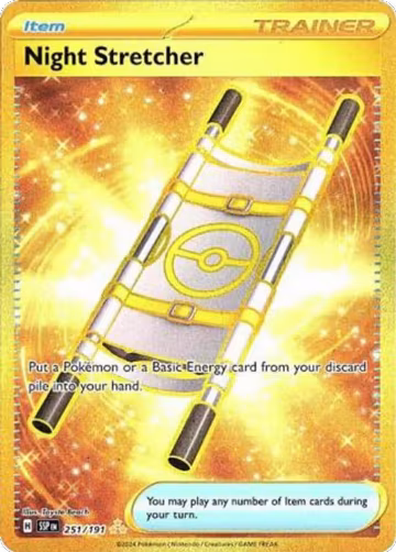Night Stretcher - 251/191 (251/191), Surging Sparks — Pokémon card price
