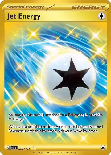 Jet Energy (252/191), Surging Sparks — Pokémon card price
