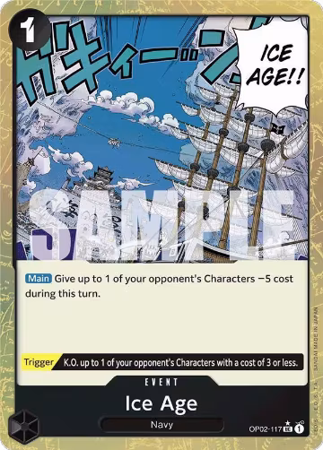 Ice Age (Textured Foil) (OP02-117), Premium Booster -The Best- — One Piece card price