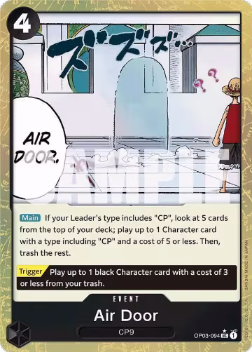 Air Door (Textured Foil) (OP03-094), Premium Booster -The Best- — One Piece card price