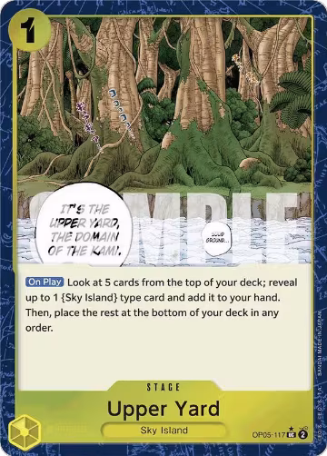Upper Yard (Textured Foil) (OP05-117), Premium Booster -The Best- — One Piece card price