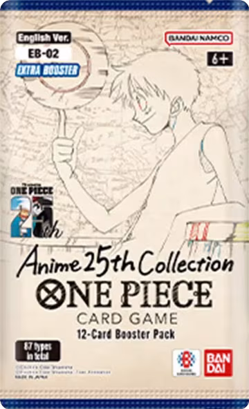 Extra Booster: Anime 25th Collection Pack, Extra Booster: Anime 25th Collection — One Piece sealed product price