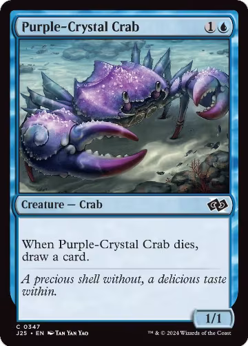 Purple-Crystal Crab (347), Foundations Jumpstart — Magic card price