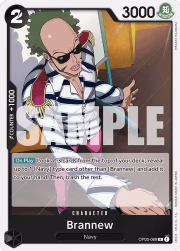 Brannew (Reprint) (OP03-089), Premium Booster -The Best- — One Piece card price