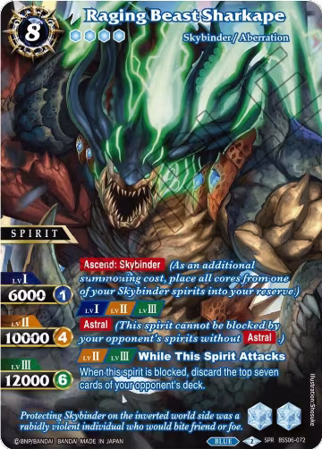 Raging Beast Sharkape (SPR) (BSS06-072), Generational Link — Battle Spirits card price