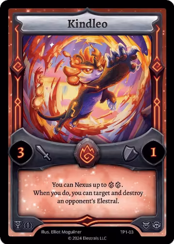Kindleo (TP1-03), Organized Play Series 1 — Elestrals card price