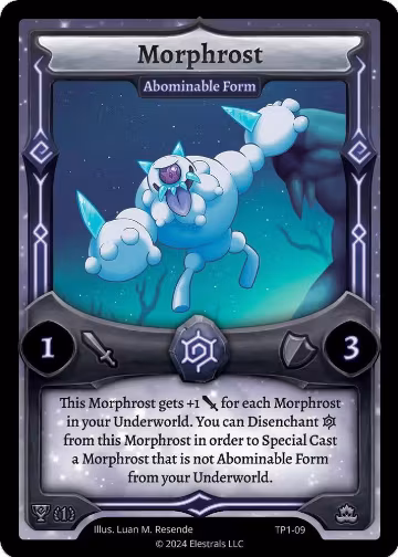 Morphrost - Abominable Form (TP1-09), Organized Play Series 1 — Elestrals card price