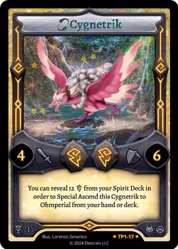 Cygnetrik (TP1-17), Organized Play Series 1 — Elestrals card price