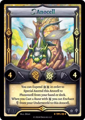 Anocell (TP1-19), Organized Play Series 1 — Elestrals card price
