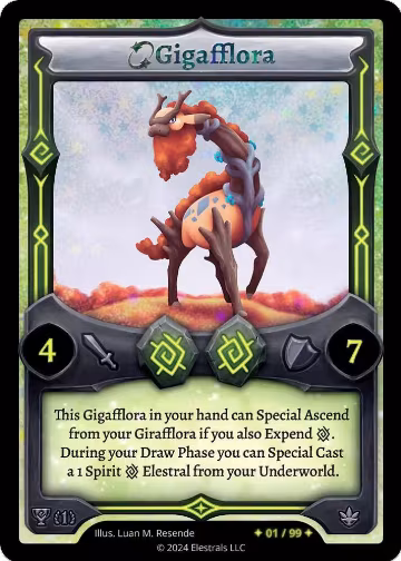 Gigafflora (Serialized) (/99), Organized Play Series 1 — Elestrals card price