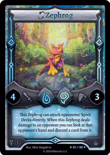 Zephrog (Serialized) (/99), Organized Play Series 1 — Elestrals card price