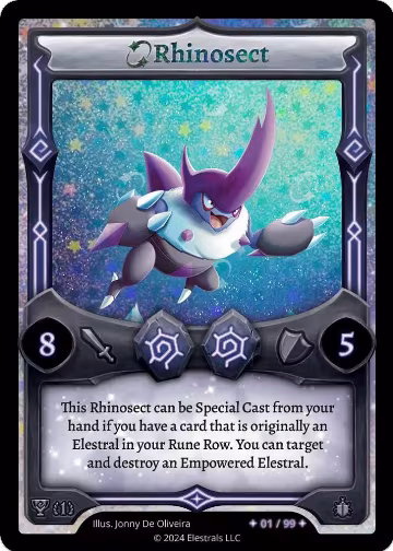 Rhinosect (Serialized) (/99), Organized Play Series 1 — Elestrals card price