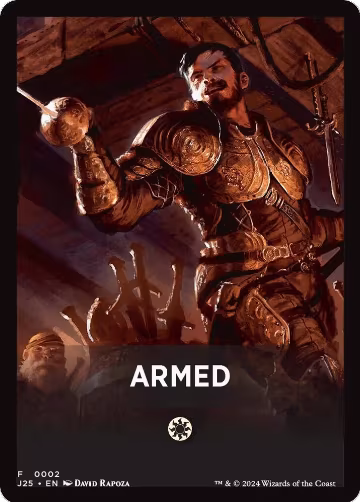 Armed Theme Card (2), Foundations Jumpstart — Magic card price