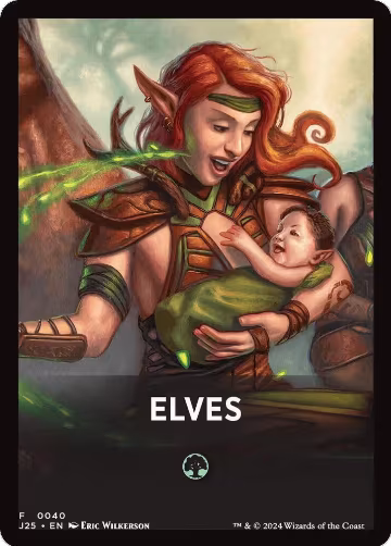 Elves Theme Card (40), Foundations Jumpstart — Magic card price