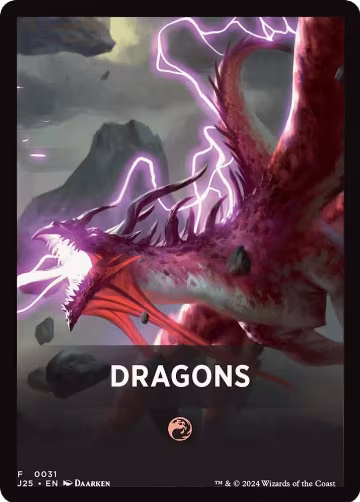 Dragons Theme Card (31), Foundations Jumpstart — Magic card price