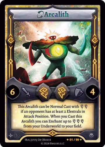 Arcalith (Serialized) (/99), Shattered Stars Chapter 2 [SS2] — Elestrals card price
