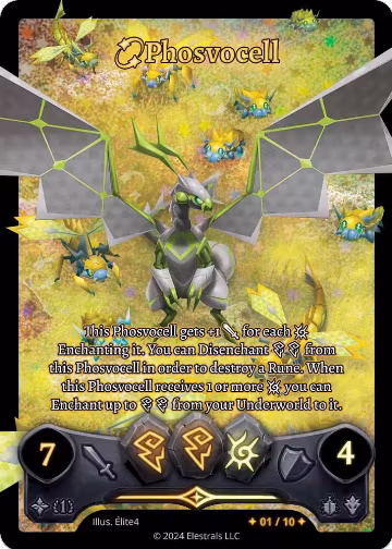 Phosvocell (Serialized) (/10), Shattered Stars Chapter 2 [SS2] — Elestrals card price