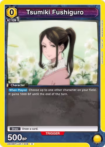 Tsumiki Fushiguro (UE03BT/JJK-1-018), Jujutsu Kaisen — Union Arena card price