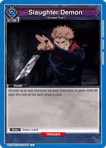 Slaughter Demon (UE03BT/JJK-1-065), Jujutsu Kaisen — Union Arena card price
