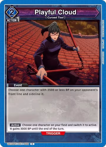 Playful Cloud (UE03BT/JJK-1-066), Jujutsu Kaisen — Union Arena card price