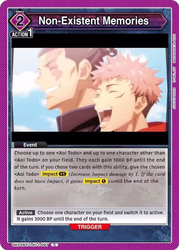 Non-Existent Memories (UE03BT/JJK-1-097), Jujutsu Kaisen — Union Arena card price