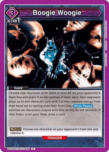 Boogie Woogie (UE03BT/JJK-1-098), Jujutsu Kaisen — Union Arena card price
