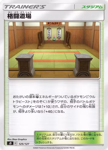 Martial Arts Dojo (125/127), sD: V Starter Decks — Pokémon JP card price