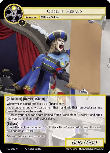 Queen's Herald (TEU-008 N), Timeless Eclipse of the Underworld — Force of Will card price