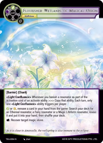 Flourished Wetlands of Magical Origin (TEU-064 N), Timeless Eclipse of the Underworld — Force of Will card price