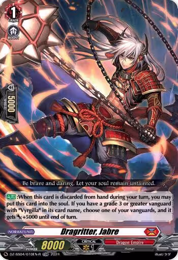 Dragritter, Jabre (Foil) (DZ-SS04/010EN-R), DZ-SS04: Special Series Stardust Blade — Vanguard card price