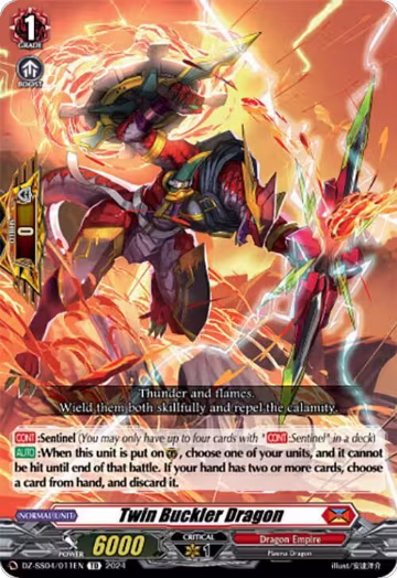 Twin Buckler Dragon (DZ-SS04/011EN) — card price
