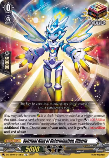 Spiritual King of Determination, Olbaria (DZ-SS04/012EN), DZ-SS04: Special Series Stardust Blade — Vanguard card price