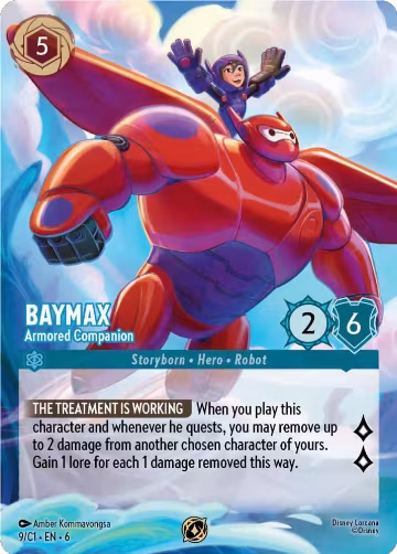 Baymax - Armored Companion (9), Disney Lorcana Promo Cards — Lorcana card price