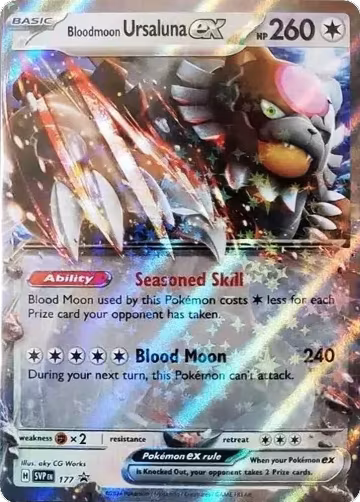 Bloodmoon Ursaluna ex - 177 (177), Scarlet & Violet Promo Cards — Pokémon card price