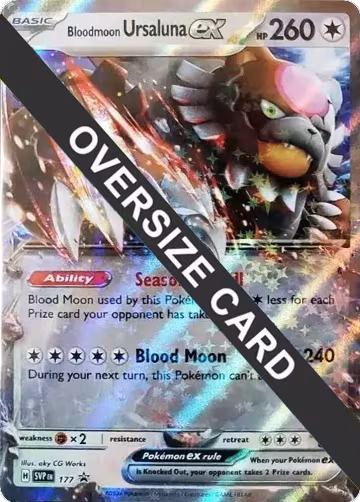 Bloodmoon Ursaluna ex - 177 (141/167), Jumbo Cards — Pokémon card price