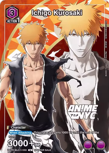 Ichigo Kurosaki (Anime NYC) (UEPR/BLC-1-103), Union Arena Promotion Cards — Union Arena card price