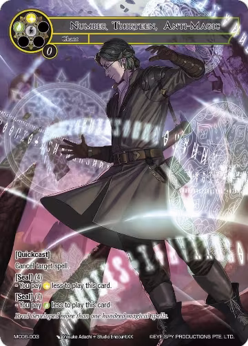 Number Thirteen, Anti-Magic (MC06-003) — card price