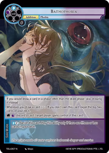 Bathophobia (TEU-057 N), Timeless Eclipse of the Underworld — Force of Will card price